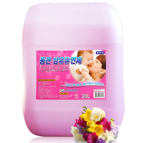 스카이코리아 통큰 섬유유연제 후리지아향 20L