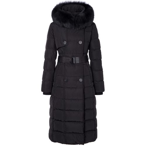 보브 여성 구스다운 패디드 더블 트렌치코트_7152417008