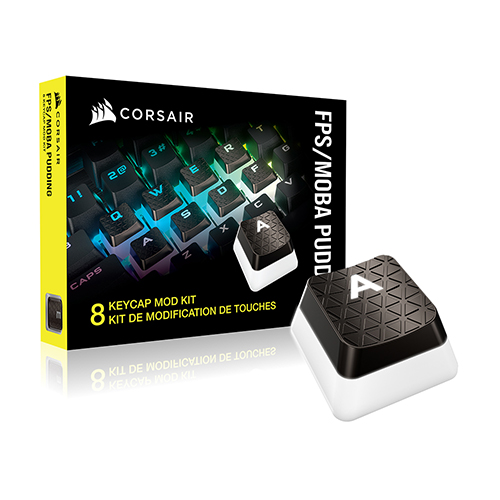 CORSAIR  FPS/MOBA Pudding Keycap Mod Kit Gunmetal Gray