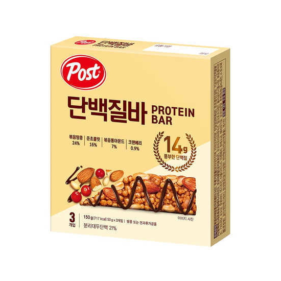 동서식품 포스트 단백질바 150g