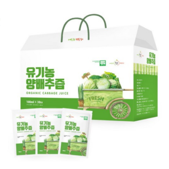 유기농마루 유기농 양배추즙 100ml 30포