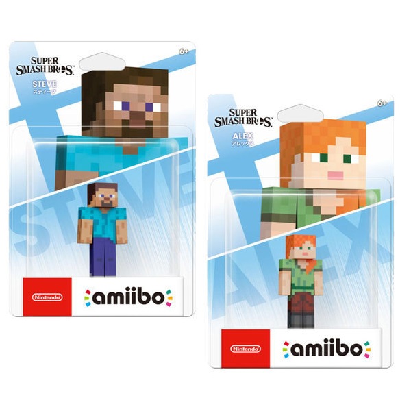 MOJANG  마인크래프트 스티브 알렉스 대난투 스매시 브라더스 시리즈