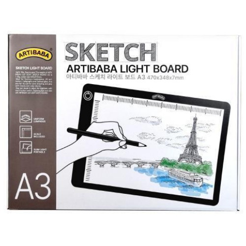 아티바바  스케치 라이트보드 A3
