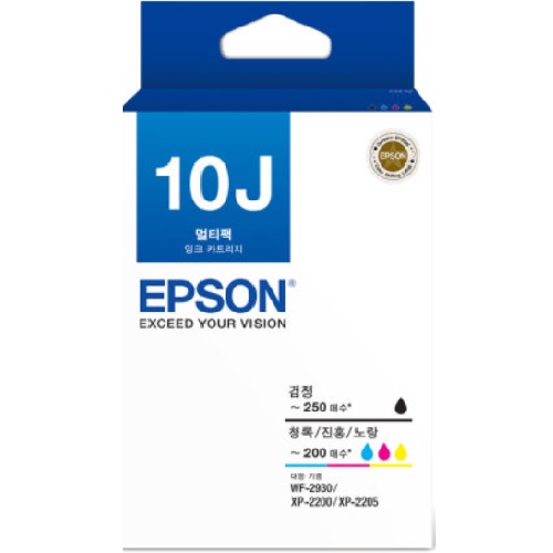 EPSON  정품 T10J (T10J670) 4색 세트