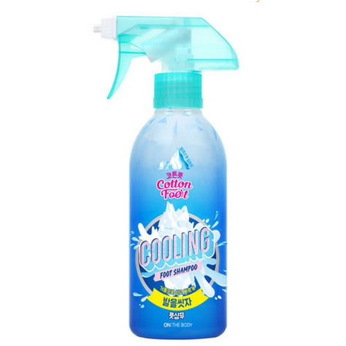 온더바디 발을씻자 코튼 풋샴푸 쿨링 385ml