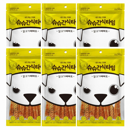 제일펫푸드 슈슈 간식타임 닭고기 빼빼로 70g[6개] - 에누리 가격비교