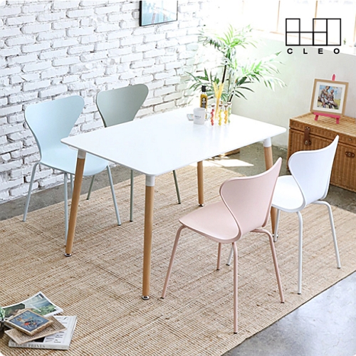 끌레오 제노 HPM 화이트 우드 식탁 1200