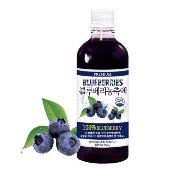 푸른들판  블루베리 농축액 650g