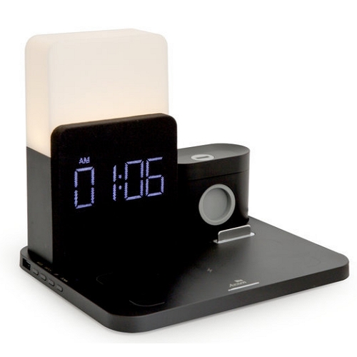 액센  15W 시계 무드등 무선충전패드 A160