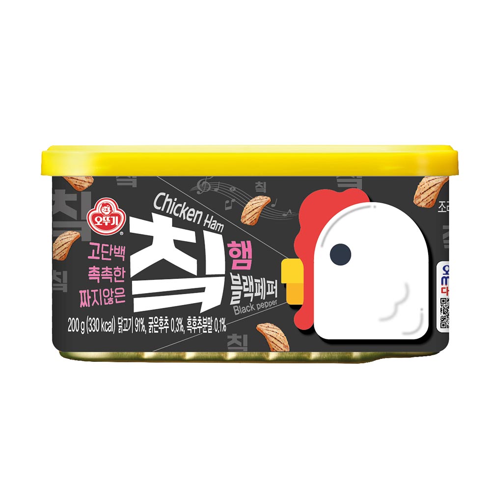 오뚜기  칰햄 블랙페퍼 200g