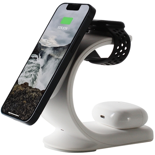 감성전자  15W 3in1 올인원 맥세이프 무선충전기 FU-WC01