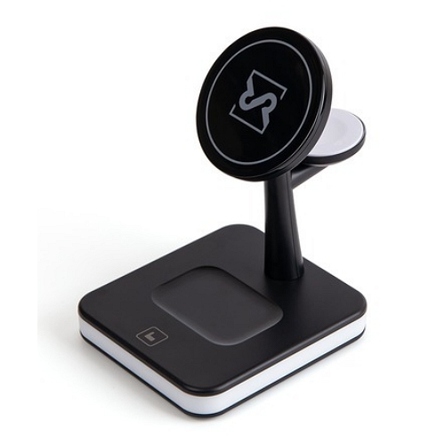 디바이스풀  15W 3in1 LED 맥세이프 무선충전기 DP-4in1-MWCL