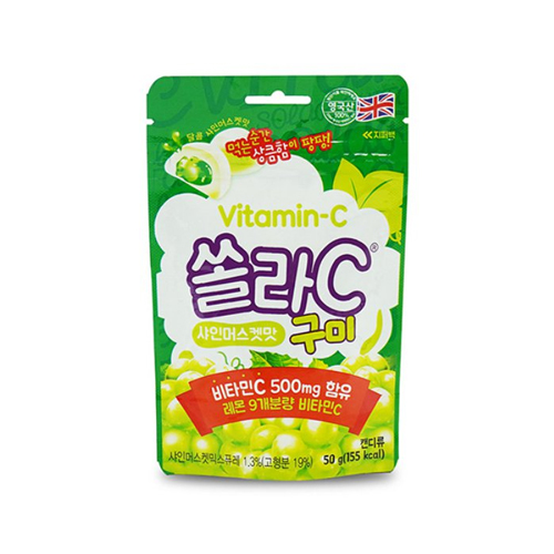 고려은단 쏠라C 구미 청포도맛 50g