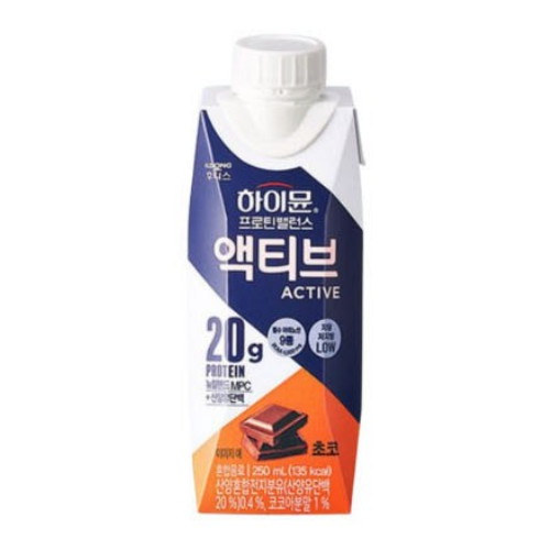 일동후디스 하이뮨 프로틴 밸런스 액티브 딥초코 250ml