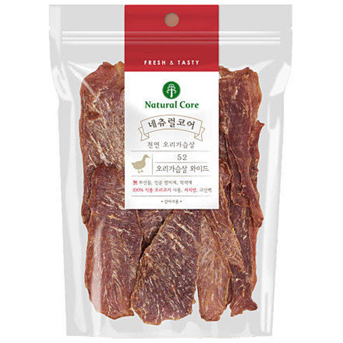 네츄럴코어 오리가슴살 와이드 120g