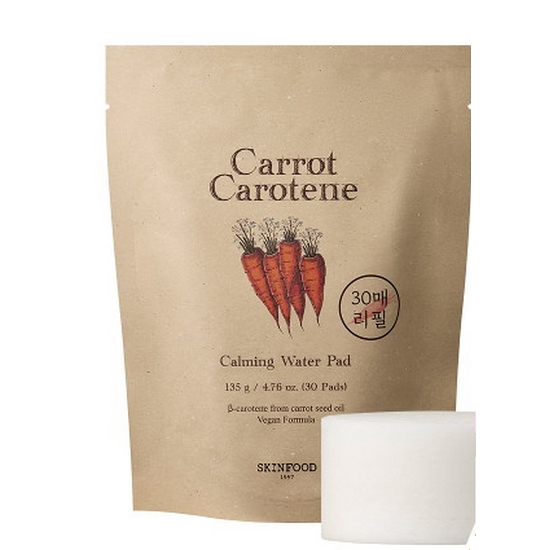 스킨푸드 캐롯 카로틴 카밍 워터 패드 30매