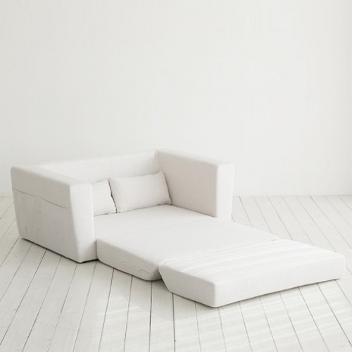 먼데이하우스 니스 접이식 패브릭 소파베드 2인용