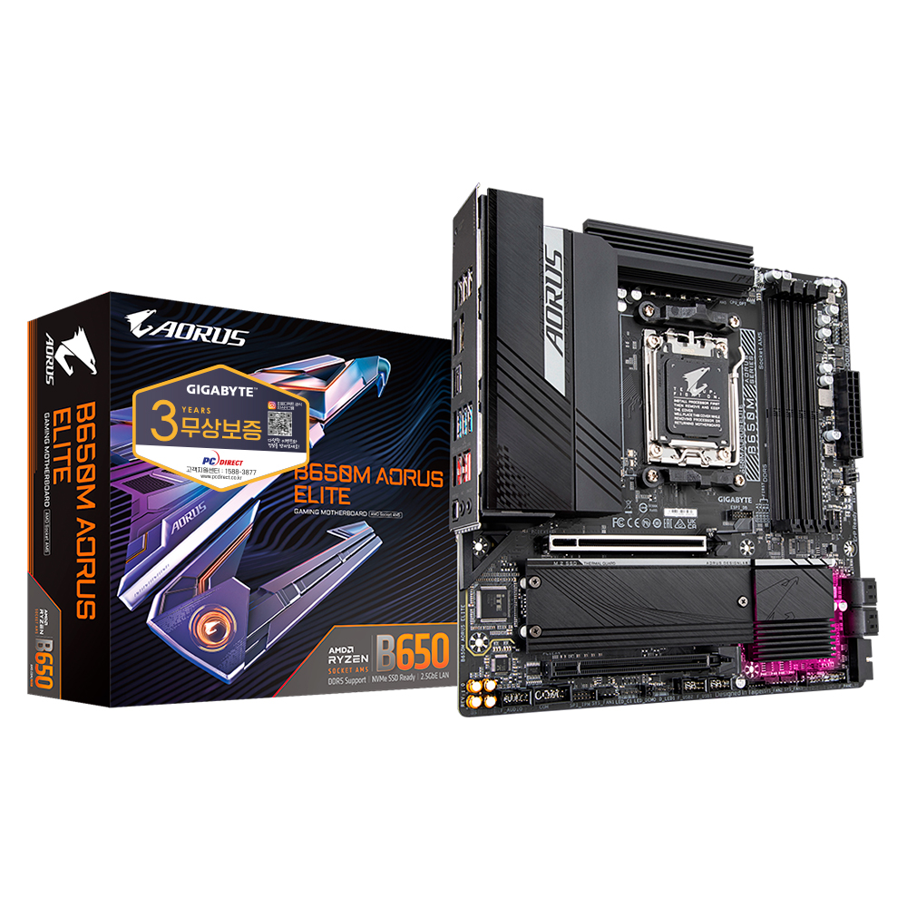GIGABYTE  B650M AORUS ELITE 피씨디렉트