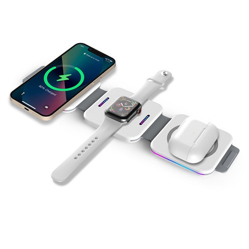 아임커머스 UM2 15W 3in1 올인원 폴딩 무선충전기 3in1Flip