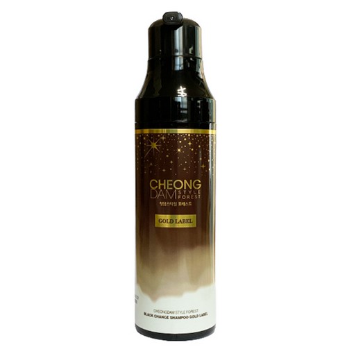 청담스타일 포레스트 블랙체인지 샴푸 골드라벨 자연갈색 200ml