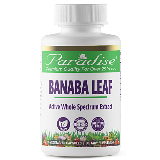 파라다이스허브 바나바 리프 250mg 60캡슐
