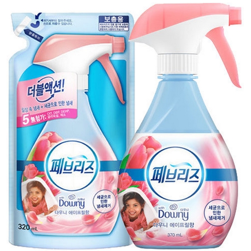페브리즈 다우니 에이프릴향 370ml + 리필 320ml