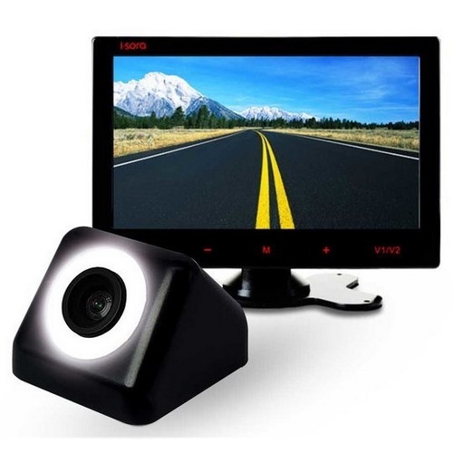 아이소라  후방카메라 M4-008L + 7인치 480 LED 모니터 세트