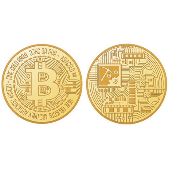 아시아골드  골드코인 비트코인 3.75g