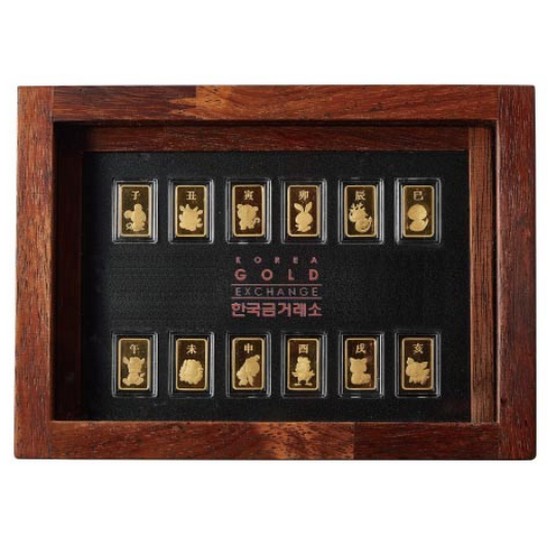 한국금거래소  12지 골드바 컬렉션 45g