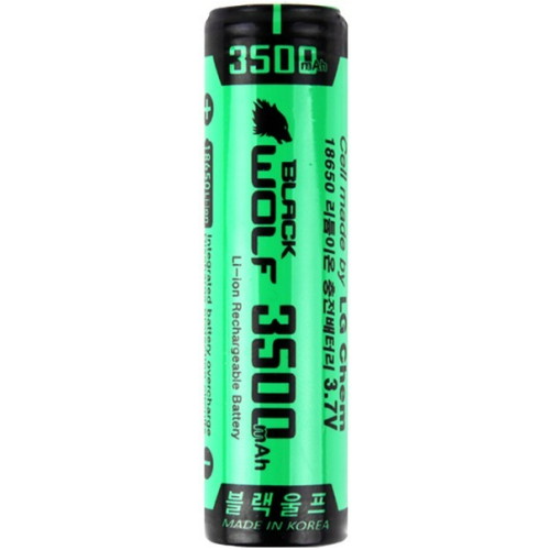 스나이퍼코리아  블랙울프 리튬이온 18650 3500mAh 벌크