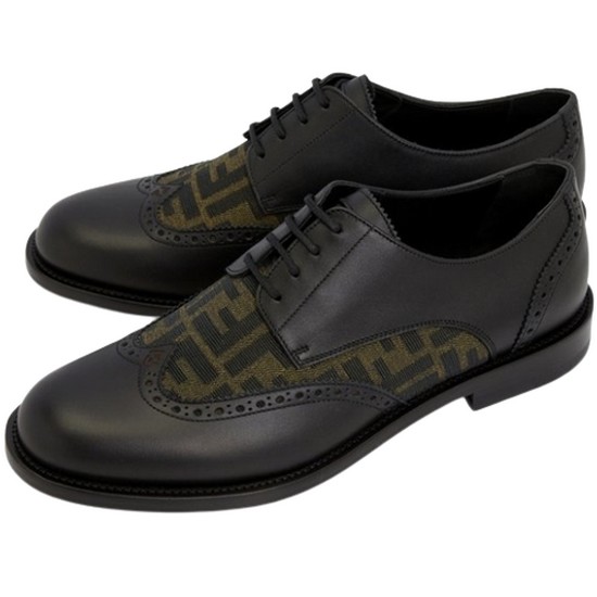 펜디 로고 오락 레이스업 구두_7L1563 AHGY F0PMM