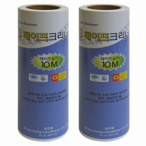 삼정크린마스터  테이프클리너 대형 리필 10m 2롤