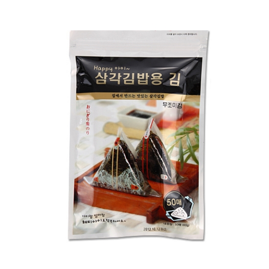 해피아이  무조미 삼각김밥용 김 50g