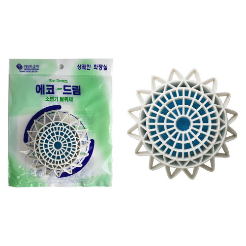 토일러 에코드림 소변기 탈취제 돔형 100g