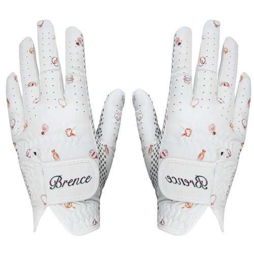 브렌스  보석B 쥬얼리 합피 여성용 골프장갑 양손