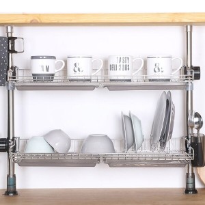 씨엔디상사 벨라홈 기둥식 식기건조대 600 골드