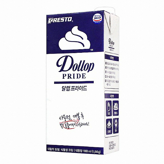 텐바이텐 프레스토 달럽프라이드 휘핑크림 1L