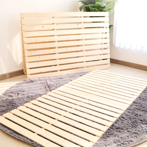 저스틴퍼니처 삼나무 폴드 접이식 통원목 매트리스 깔판 Q