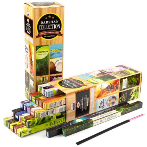 다르샨 아로마컬렉션 25종 인센스 스틱 세트