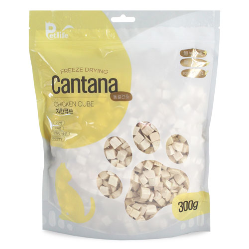 칸타나 동결건조 치킨큐브 300g