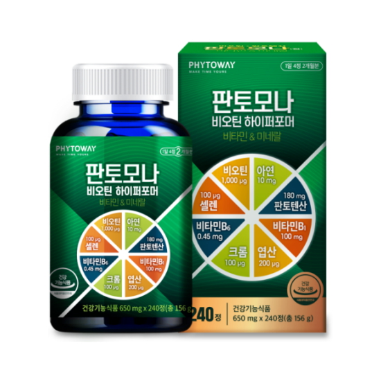비오팜 판토모나 비오틴 하이퍼포머 650mg 240정