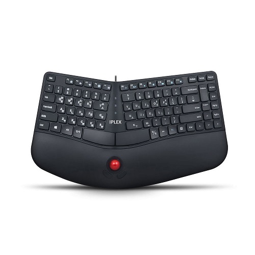 건평정보통신 IPLEX ERK1000TK 트랙볼 인체공학 키보드