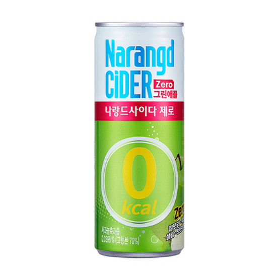 동아오츠카 나랑드 사이다 제로 그린애플 245ml