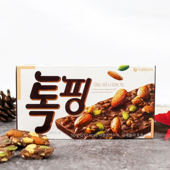 오리온  톡핑 아몬드 그래놀라 43g