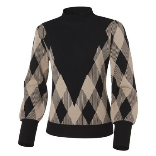 와이드앵글  CF 아르떼 체크 방풍 스웨터 WWW22K42E2