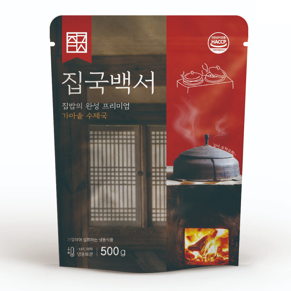 정원  집국백서 가마솥 수제국 시래기된장국 500g