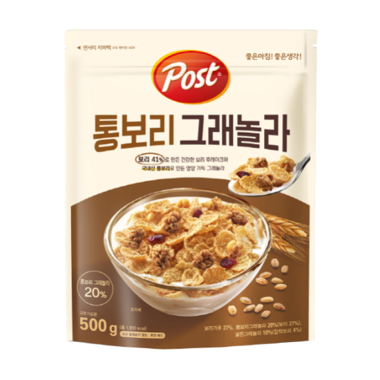 동서식품 포스트 통보리 그래놀라 500g