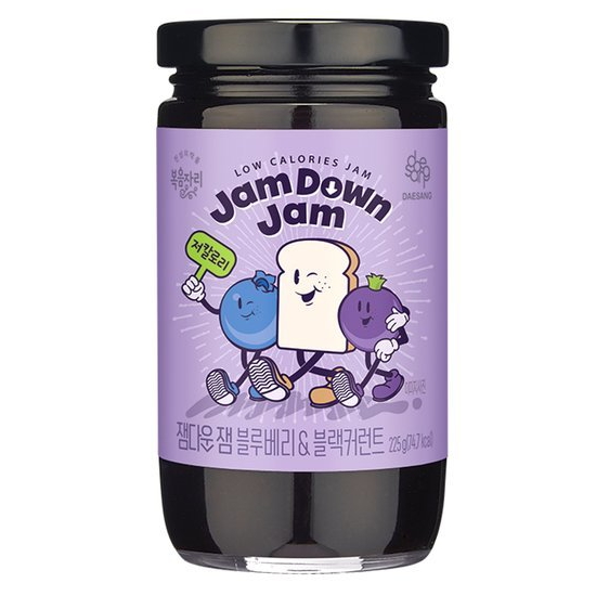 복음자리 잼다운잼 블루베리&블랙커런트 225g