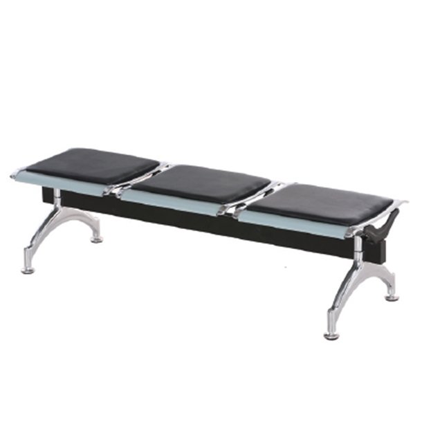 룸앤오피스  히츠 로비 3인 방석유 등무팔무 에어장의자