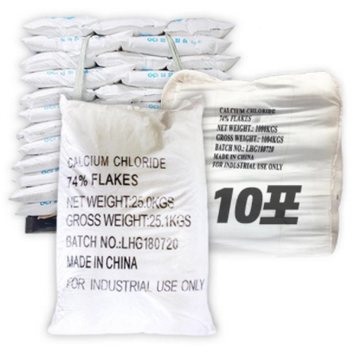 조이라이프 제설용 중국산 염화칼슘 25kg